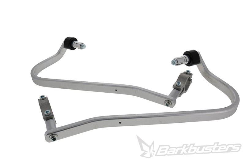 Barkbusters hardwarekit tweepuntsbevestiging aluminium