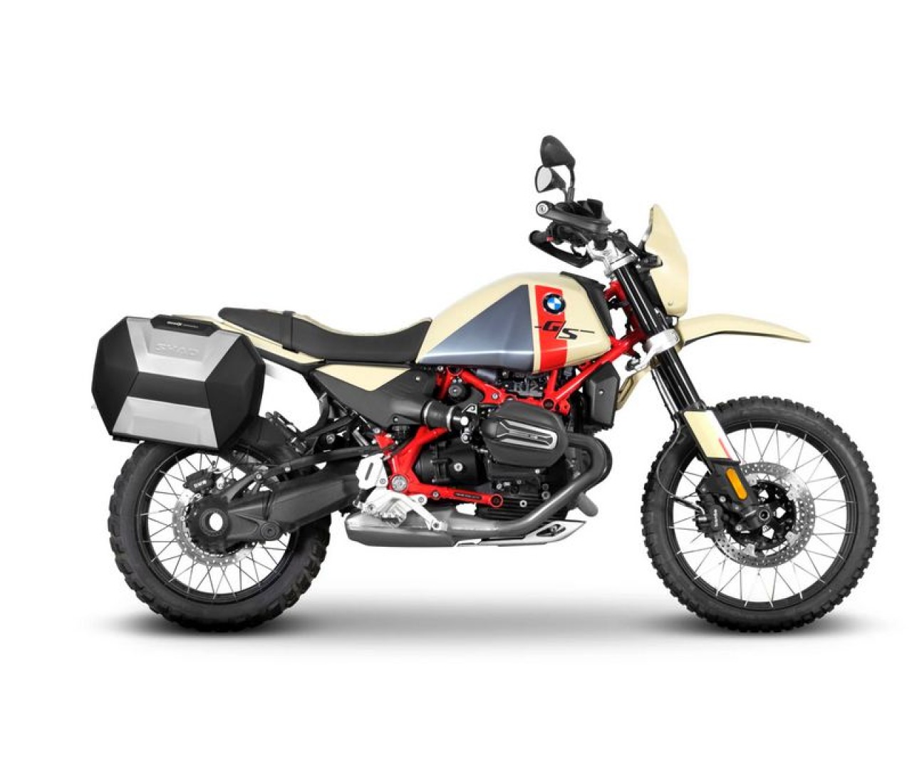 Shad zijkofferhouders 4P-systeem, zwart gelakt, voor BMW R 12 G/S (25-)