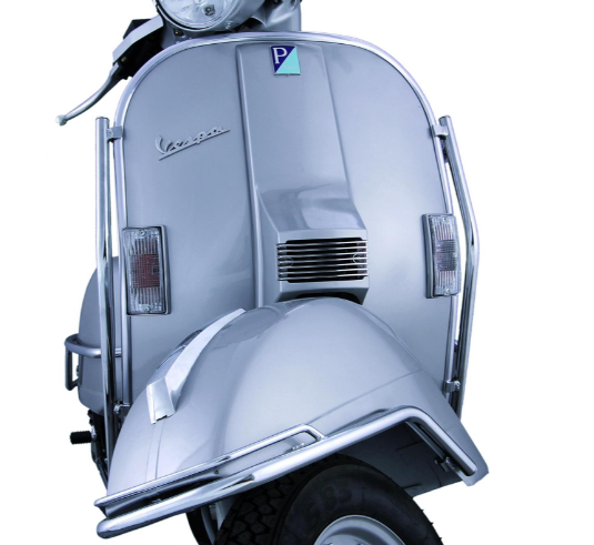 Voorbumper spatbord Traveller voor Vespa PX 80-200cc, chroom