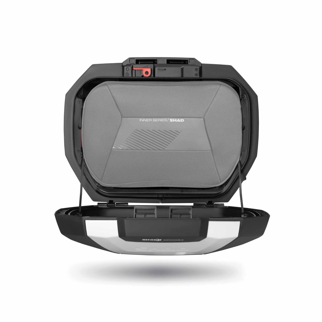Shad zijkofferset SH38X, uitbreidbaar, zwart/aluminium, 38 l