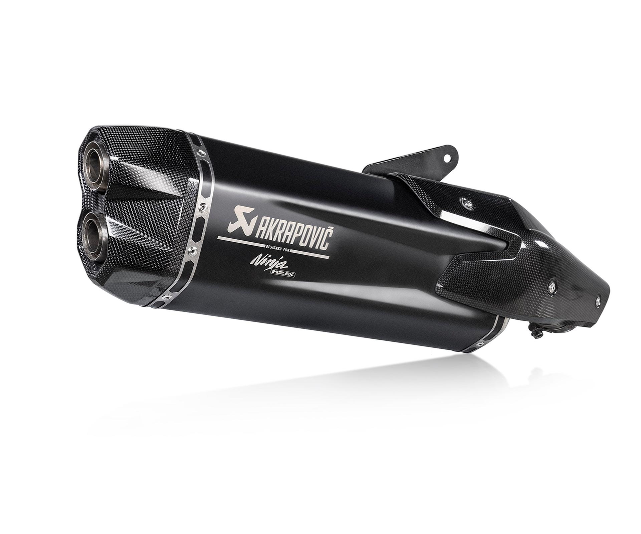 Akrapovic titanium sportuitlaat voor Kawasaki Ninja H2 SX /SE (22-)