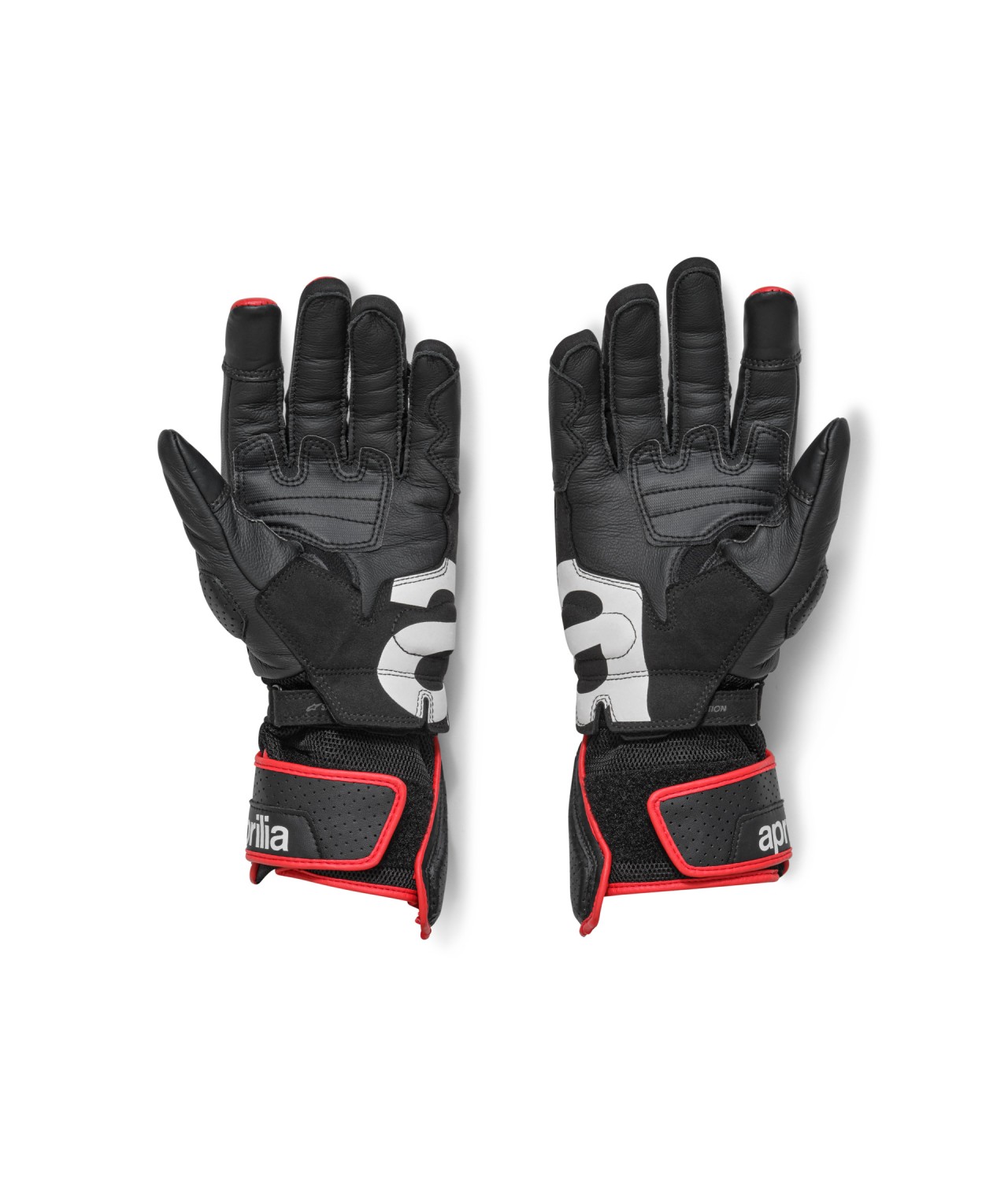 Aprilia lange leren handschoenen Throttle van Alpinestars
