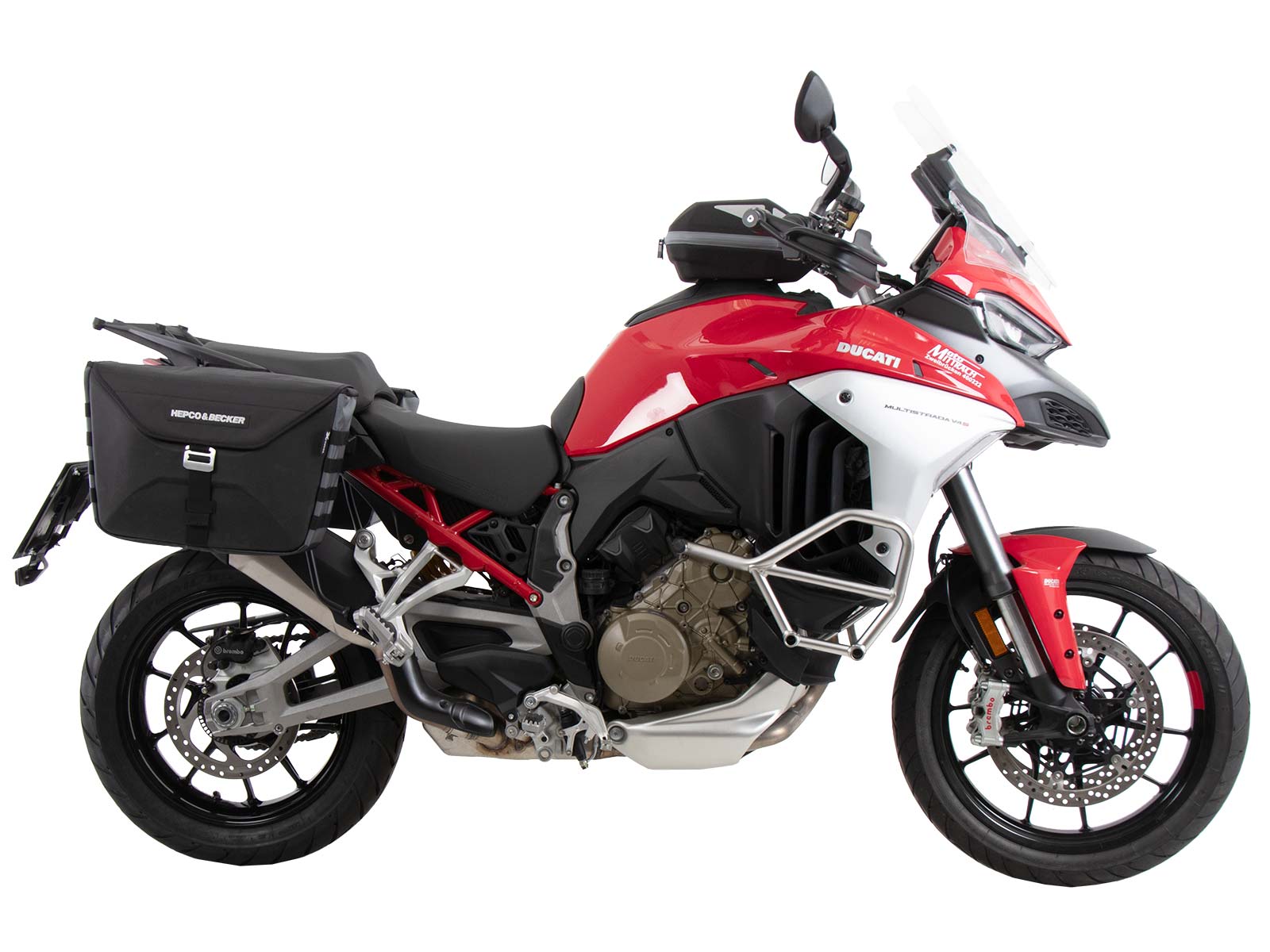 C-Bow zijdrager zwart voor Ducati Multistrada V4 /S /Pikes Peak /Rally /RS (2025-) Origineel Hepc
