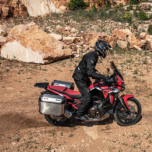 Givi aluminium zijkofferset Trekker Outback 37L Monokey