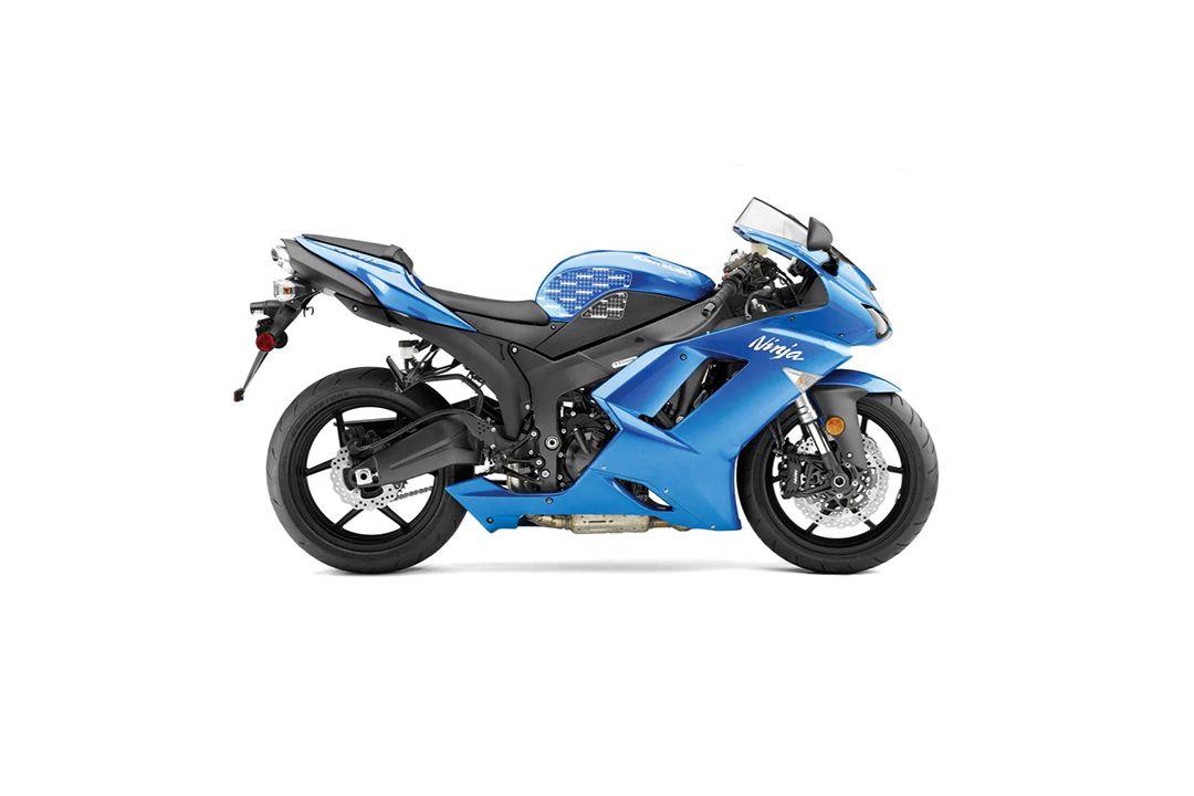 Stompgrip hybride Volcano voor Kawasaki ZX6R 2007-08