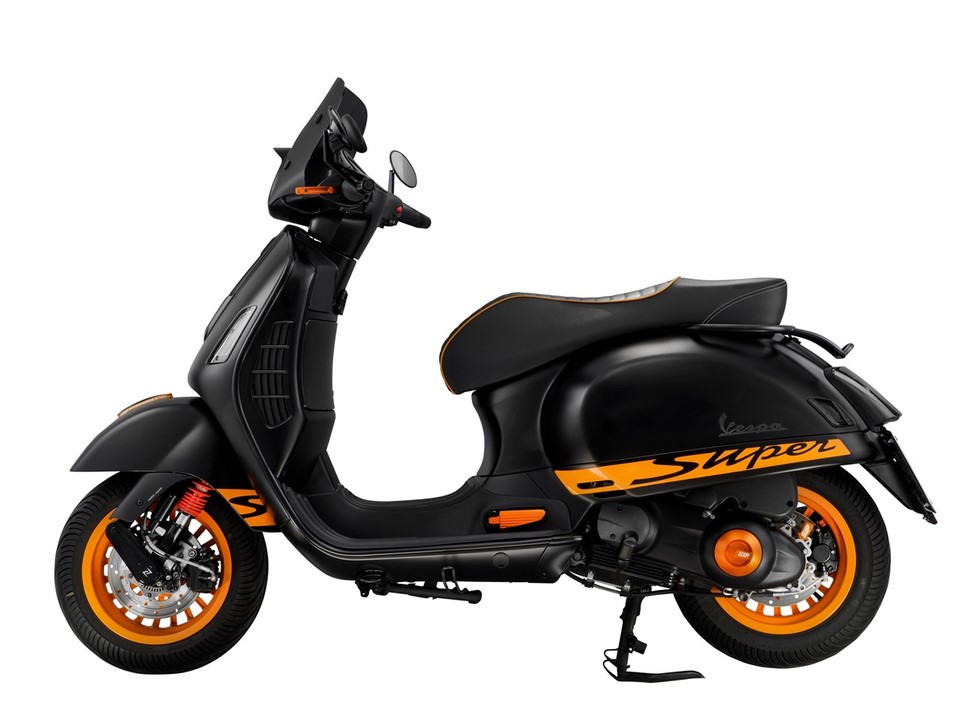 Olievulplug motorolie voor Vespa, mat oranje