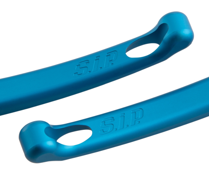 Sport hendelset rem links/rechts voor Vespa LX/LXV/S/Primavera/Sprint 50-150ccm, blauw mat