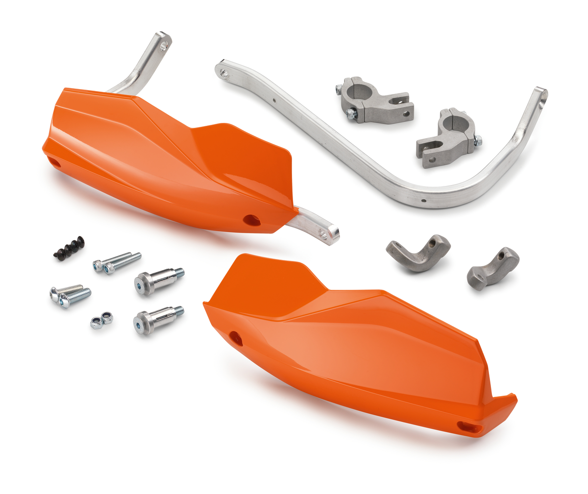 KTM handbeschermer kit oranje voor 690 Enduro / SMC / Duke (Bj.19-)