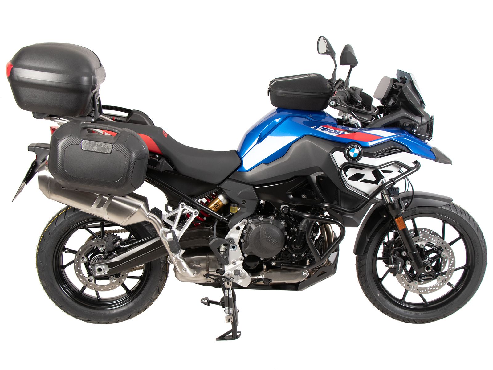 Alurack topkofferhouder voor combinatie met originele roestvrijstalen brug voor BMW F 800 GS (24-)