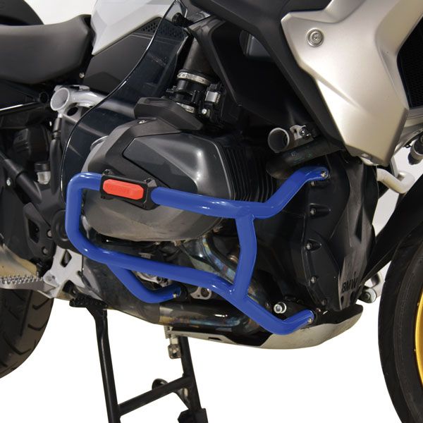 Onderste valbeugel voor BMW R 1250 GS, staal, blauw