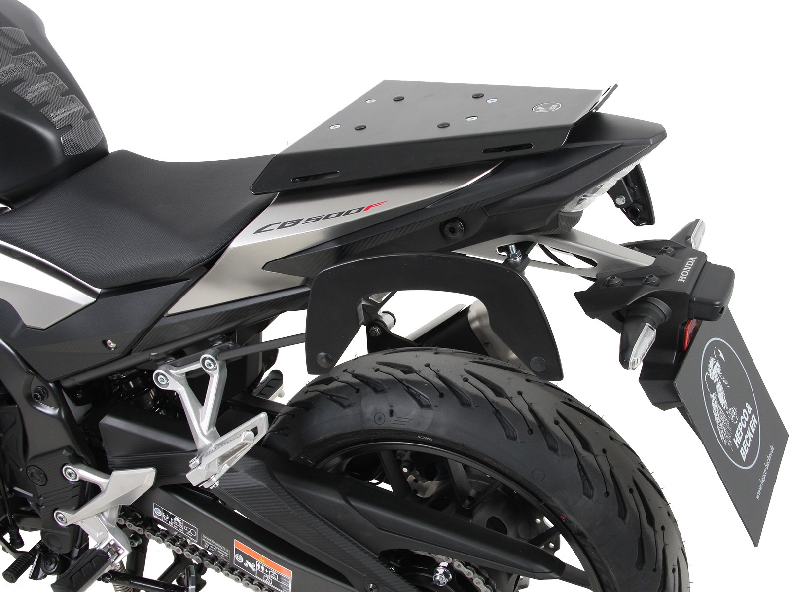 Sportrek zwart voor Honda CB 500 F (19-23) Hepco & Becker