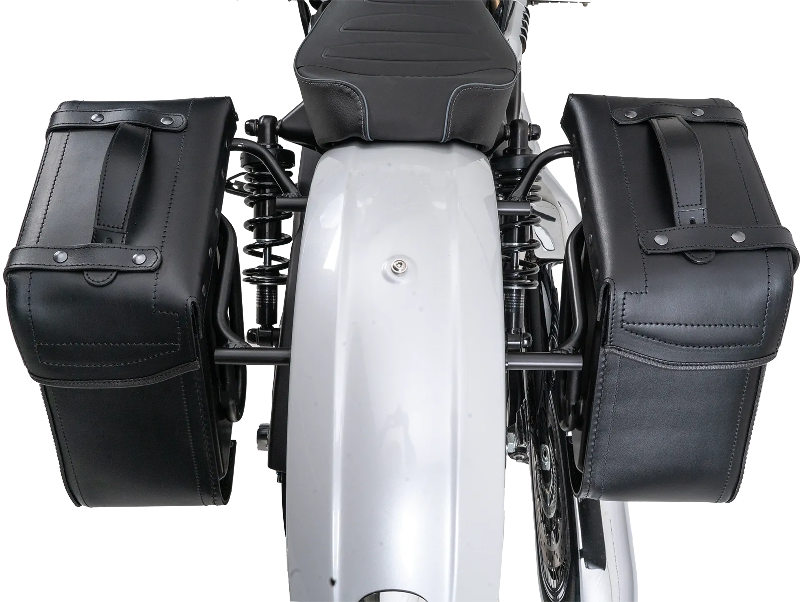 Kniptassenset zwart incl. houder voor Indian Scout Classic 1250 (25-) Hepco & Becker