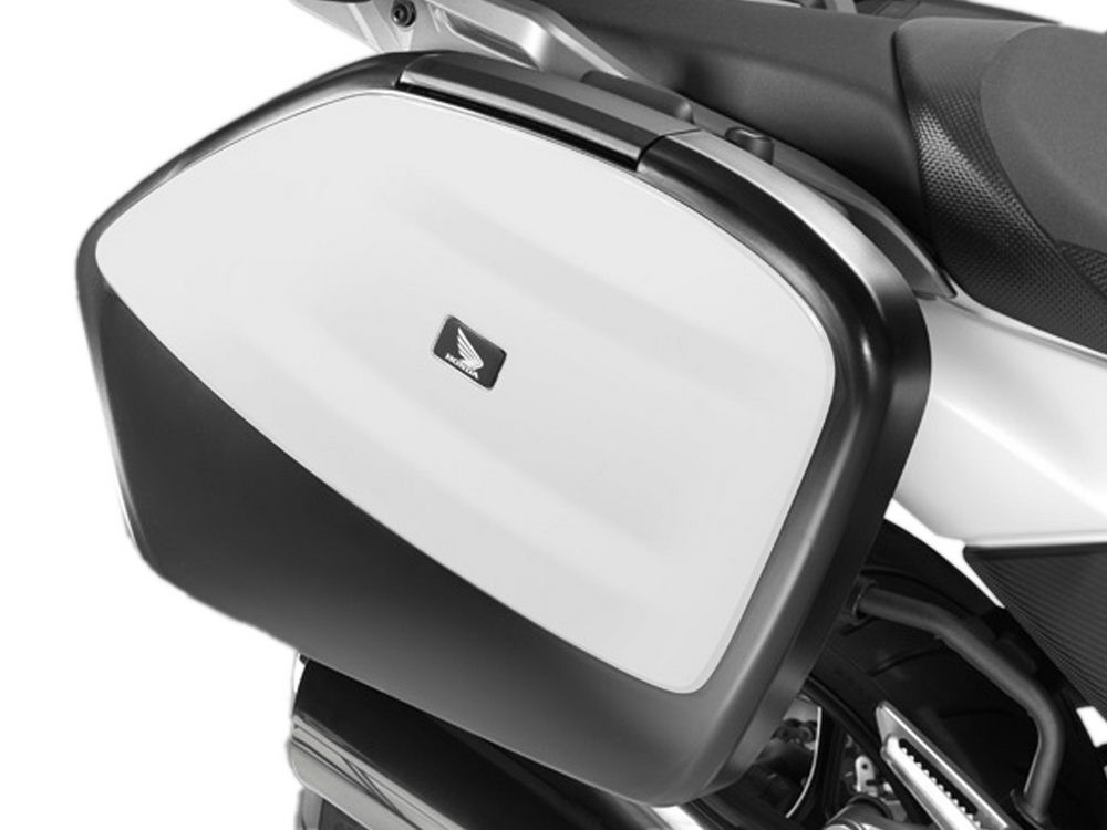 Origineel Honda CTX700N Kofferbak garnituur set parelmoer wit NH341