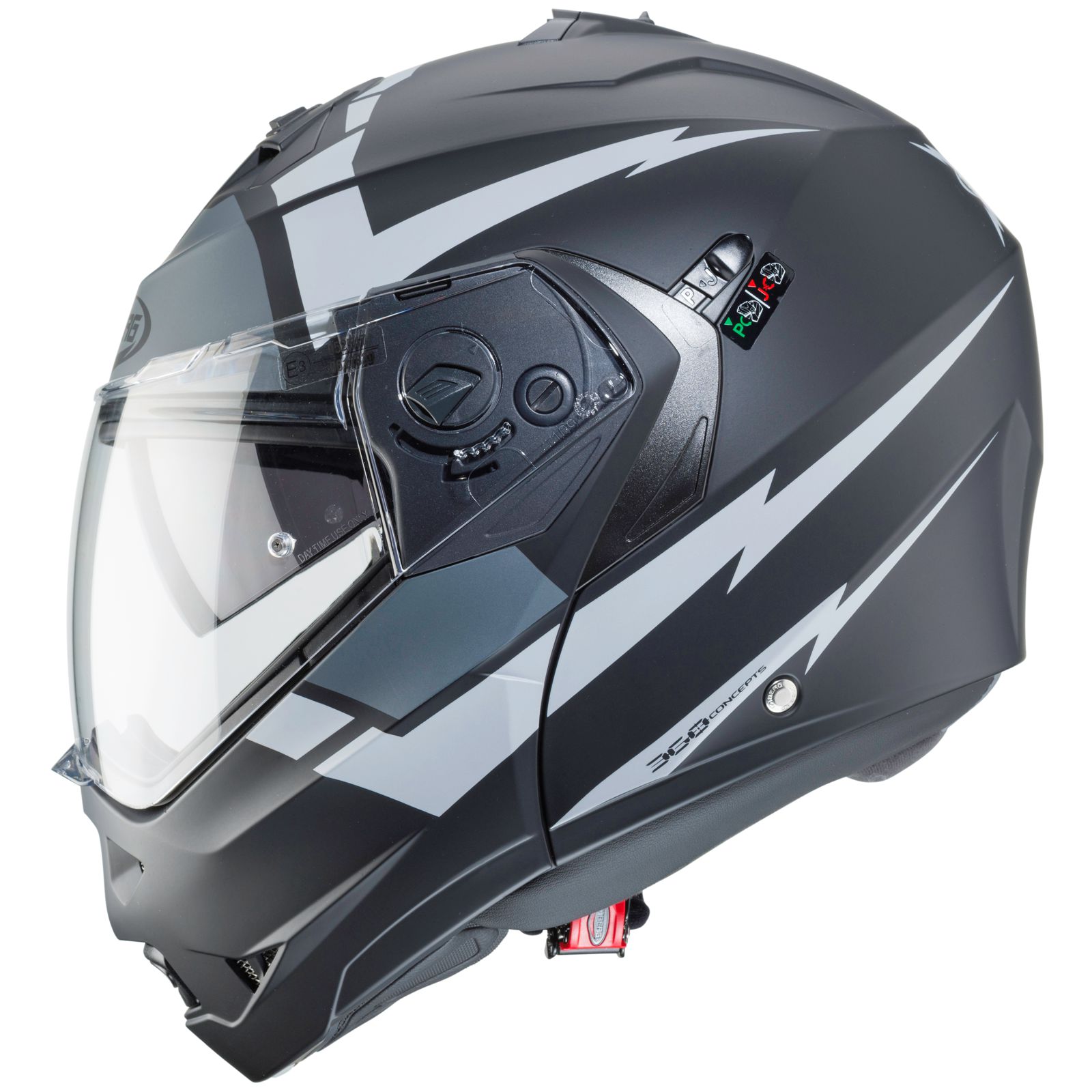 Caberg Helm Duke II Kito, mat zwart/antraciet