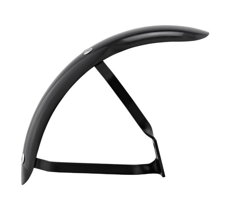 Spatbord Garelli Race EVO II voor Vespa PX 80-200ccm, GFK, zwart
