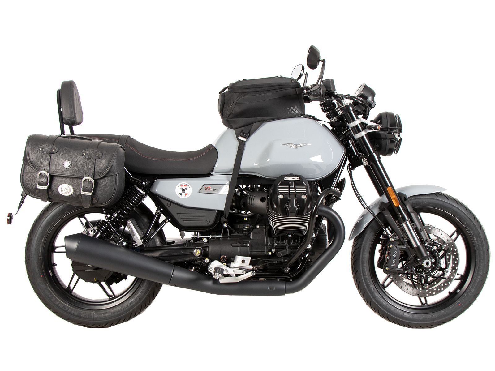 C-Bow zijdrager zwart voor Moto Guzzi V7 850 Sport (25- ) Hepco & Becker