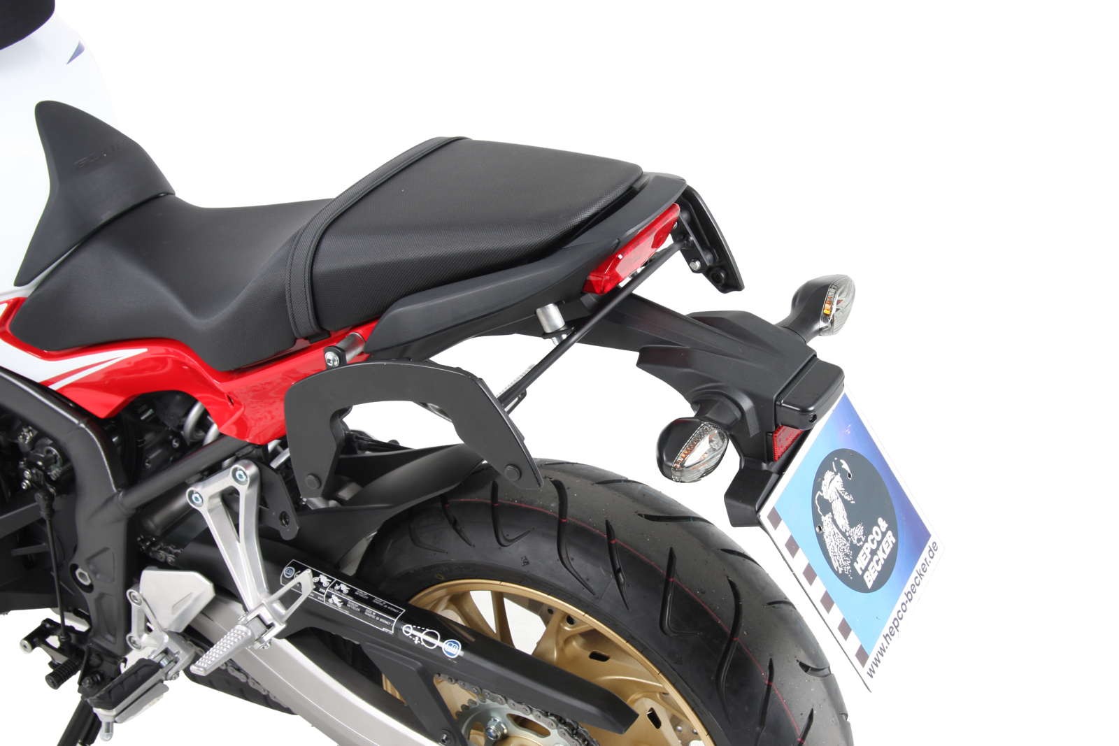 C-Bow zijdrager zwart voor Honda CBR 650 F (14-18) Hepco & Becker