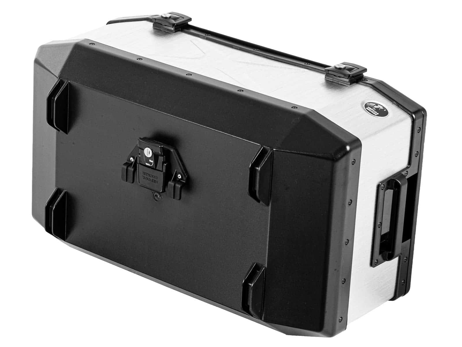 Aluminium topkoffer Xplorer 60 liter zilver Hepco & Becker