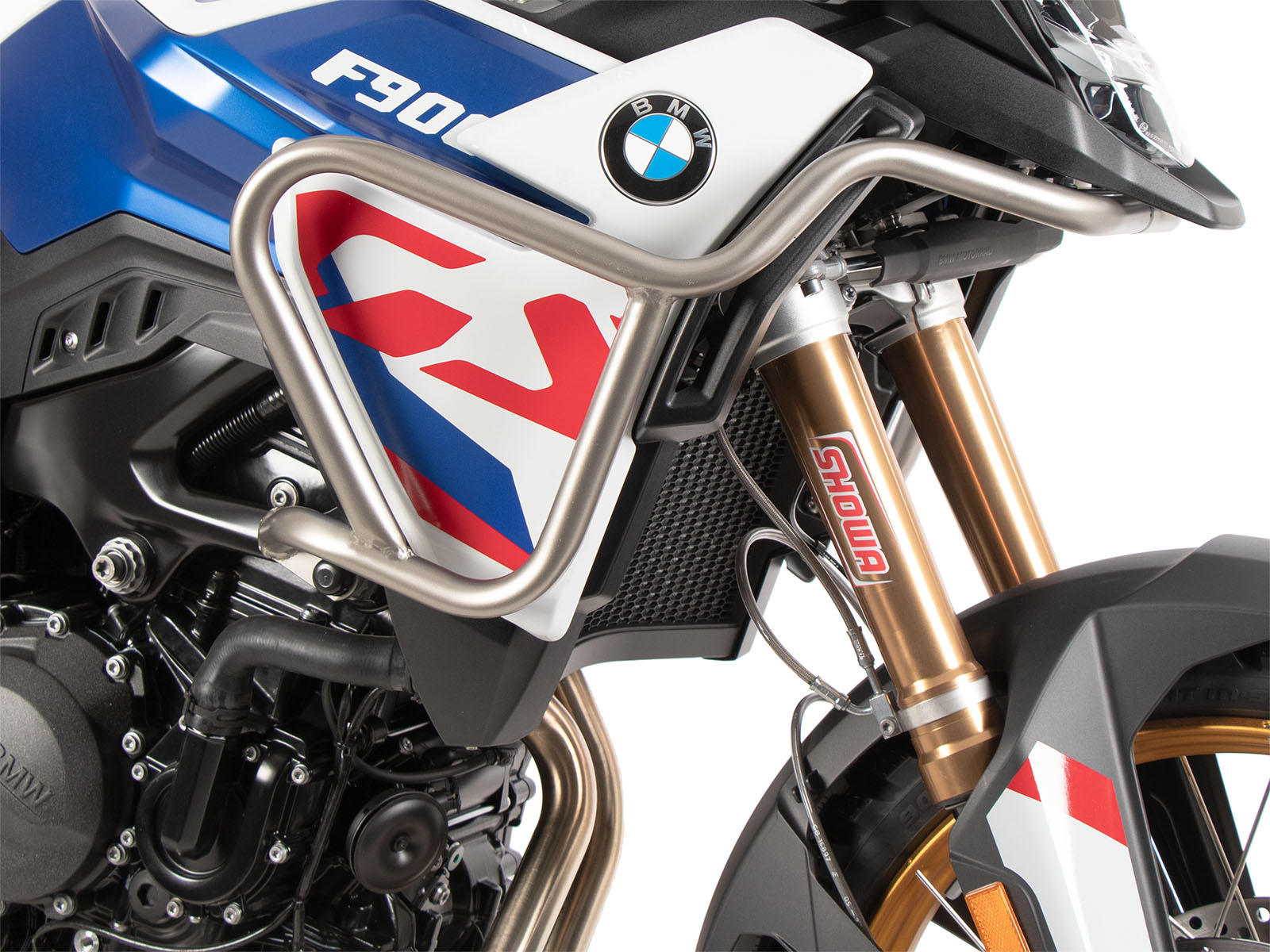 Roestvrijstalen tankbeschermer voor BMW F 900 GS (24-) Hepco & Becker