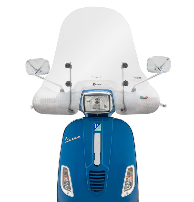 Voorruit FACO hoog voor Vespa S 50-150ccm, helder