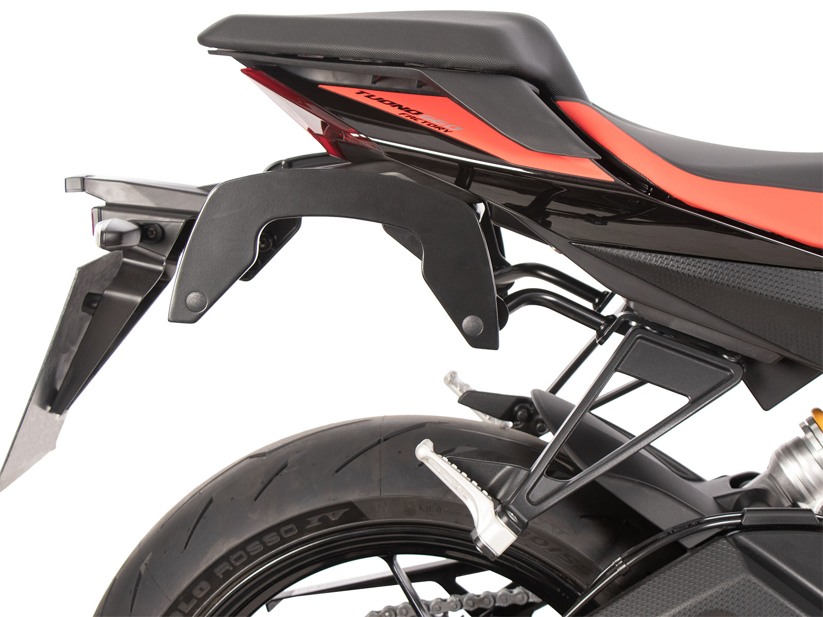 C-Bow zijdrager zwart voor Aprilia Tuono 660 Factory (2022-) Hepco & Becker