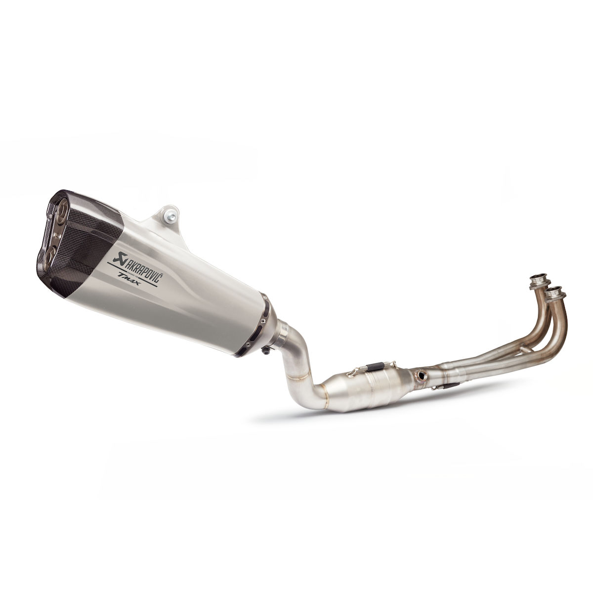 Compleet systeem met titanium demper voor Yamaha T-MAX / SX / DX (Bj.17-) Akrapovic