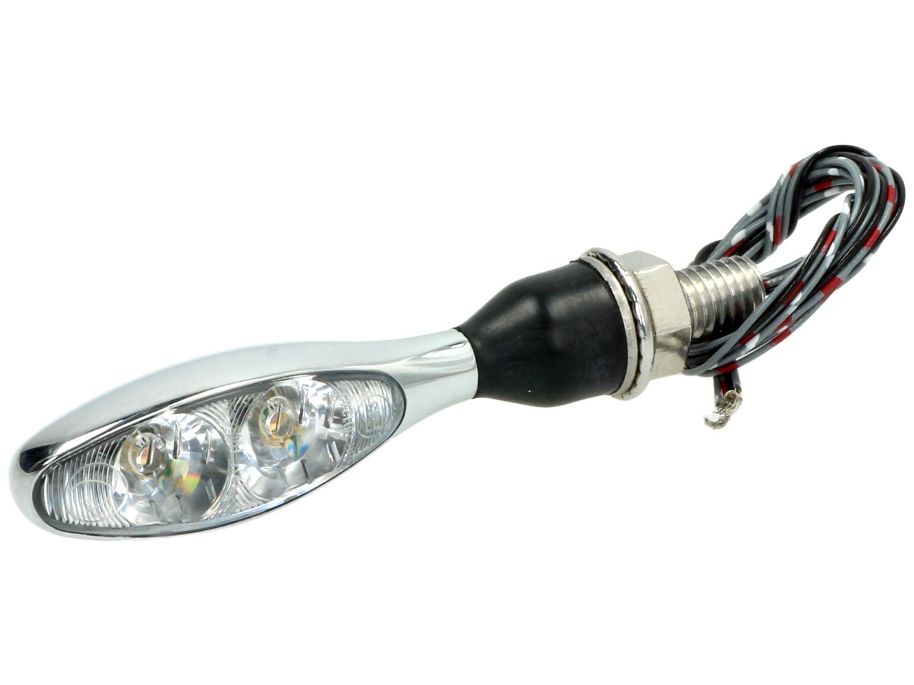 Kellermann knipperlicht, achterlicht en remlicht, Micro 1000 DF, staal, LED, HL/HR, 12 V, glanzend chroom