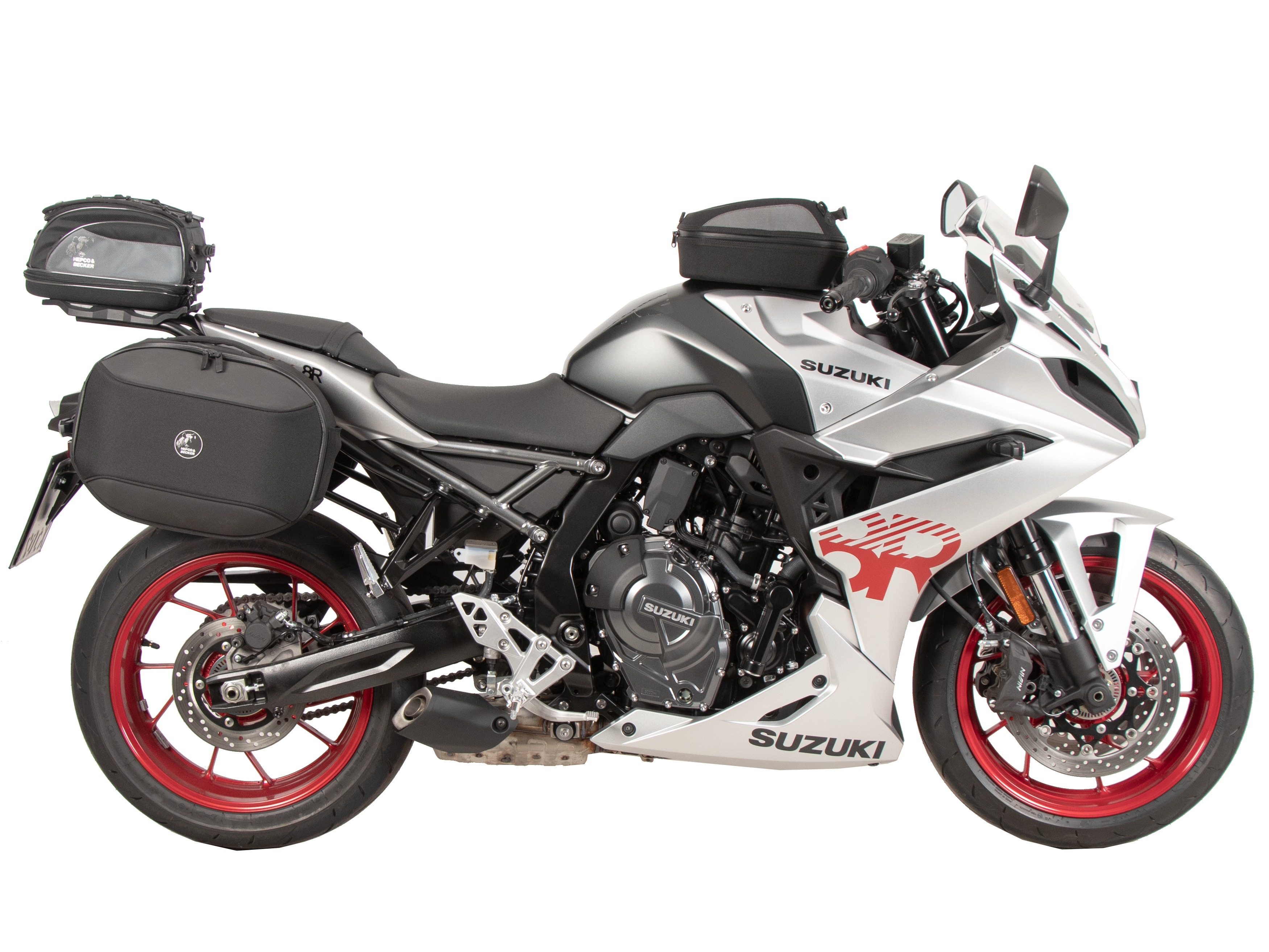 C-Bow zijdrager zwart voor Suzuki GSX-8R (24- ) Hepco & Becker