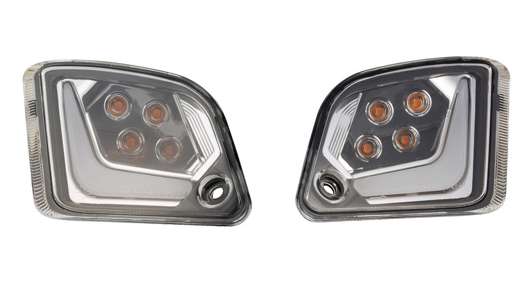Richtingaanwijzerset achter links/rechts voor Vespa GTS/GTS Super/GTV 125-300cc ('14-), duidelijk