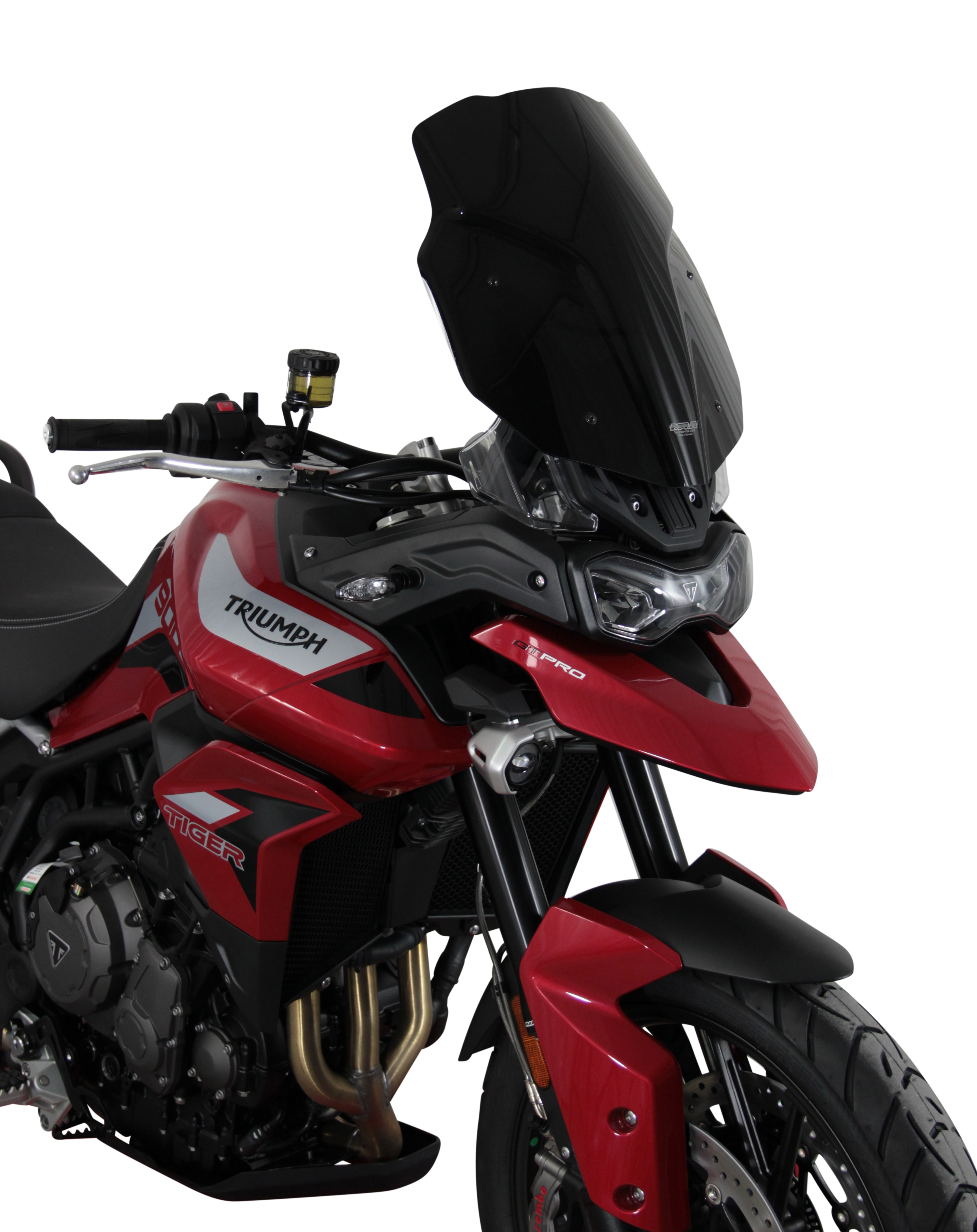 Touring windscherm MRA "TM" voor TRIUMPH TIGER 900 /GT PRO (Bj.19-) - Rookgrijs