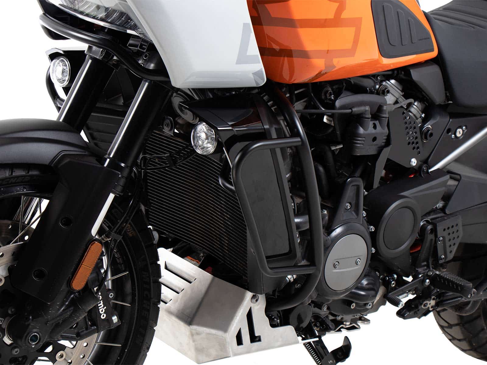 Motorbeschermer zwart voor Harley Davidson Pan America 1250 / ST (21-) Hepco & Becker