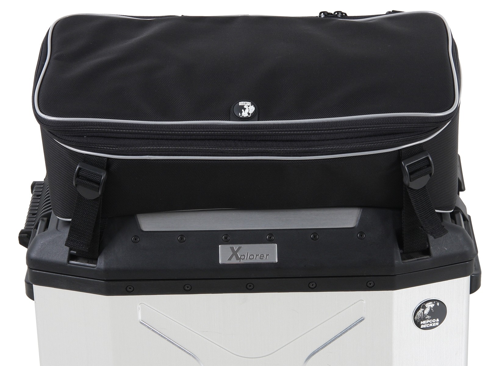 Top tas voor zijkoffer Xplorer 40 deksel (12-19L) Hepco & Becker