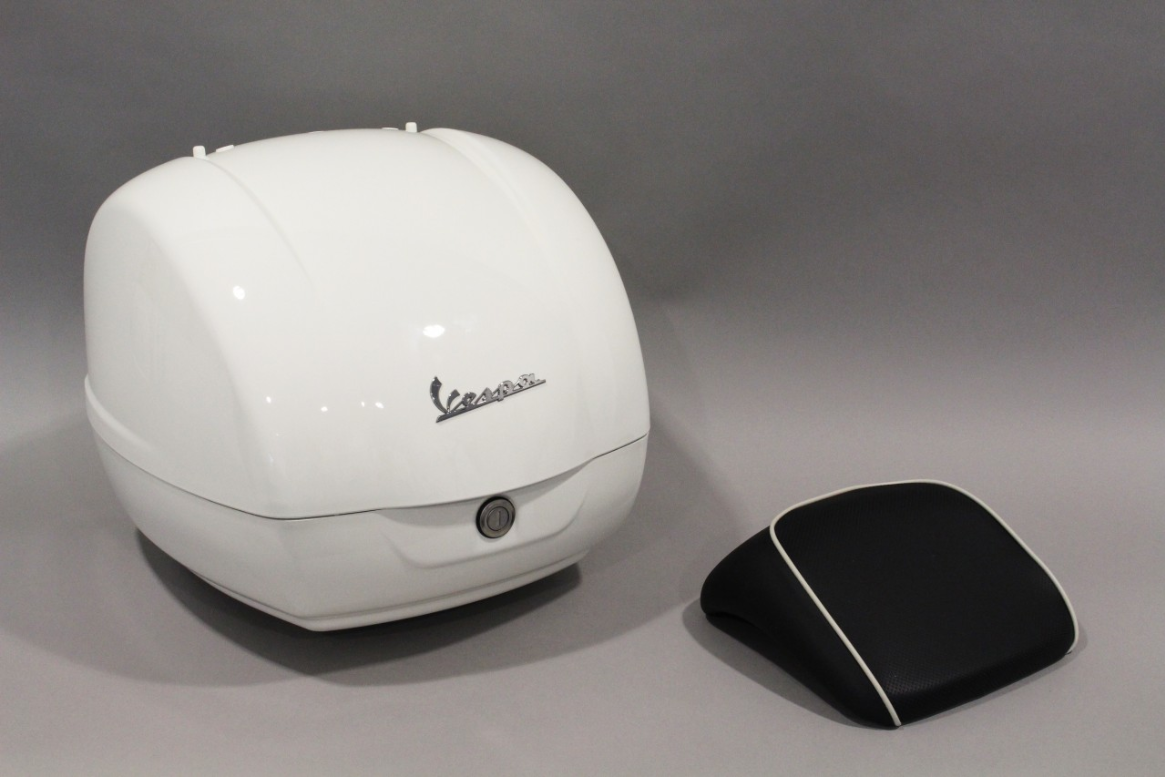Originele topkoffer voor Vespa GTS - BR Wit Montebianco Innocenza 544 36L Mijn 19