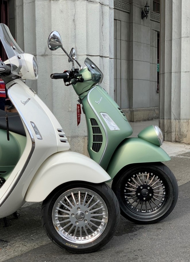 Velg Sport Classic voor/achter voor Vespa GTS/GTS Super/GTV/GT/946 125-300ccm, mat grijs