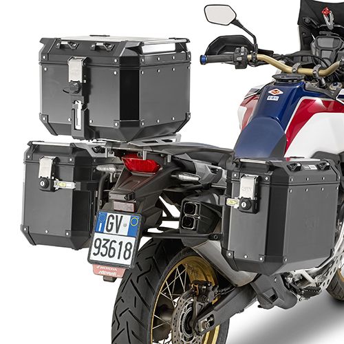 Trekker Outback 42 liter MONOKEY topkoffer aluminium zwart Givi