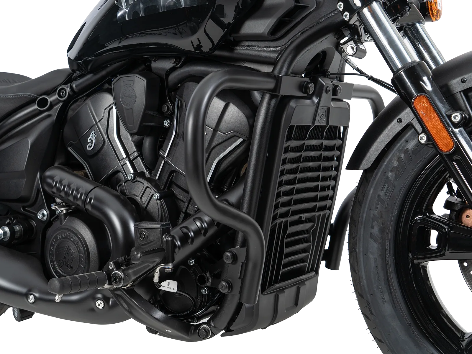 Motorbeschermer zwart voor Indian Scout Sixty Classic (25-) Hepco & Becker