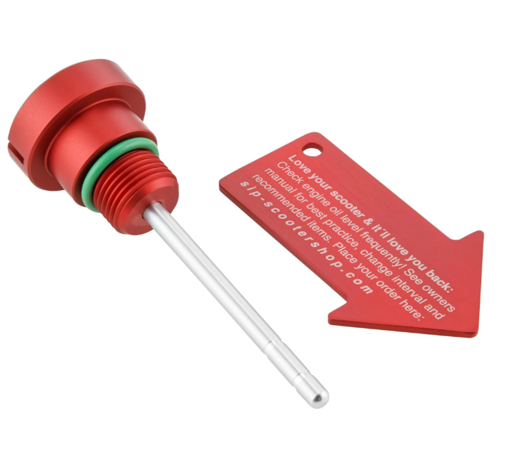 Olievuldop motorolie voor Vespa GTS Super 125cc 4T LC Euro 3 (09-16), rood mat