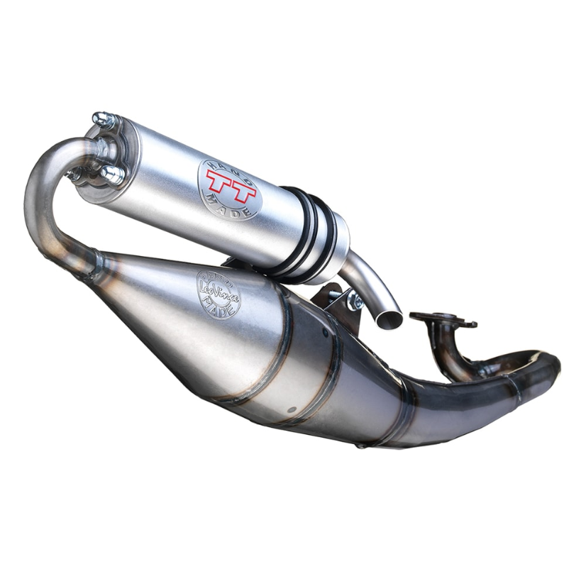 LeoVince Uitlaatsysteem handgemaakt TT, staal, volledig systeem voor Yamaha Aerox 50