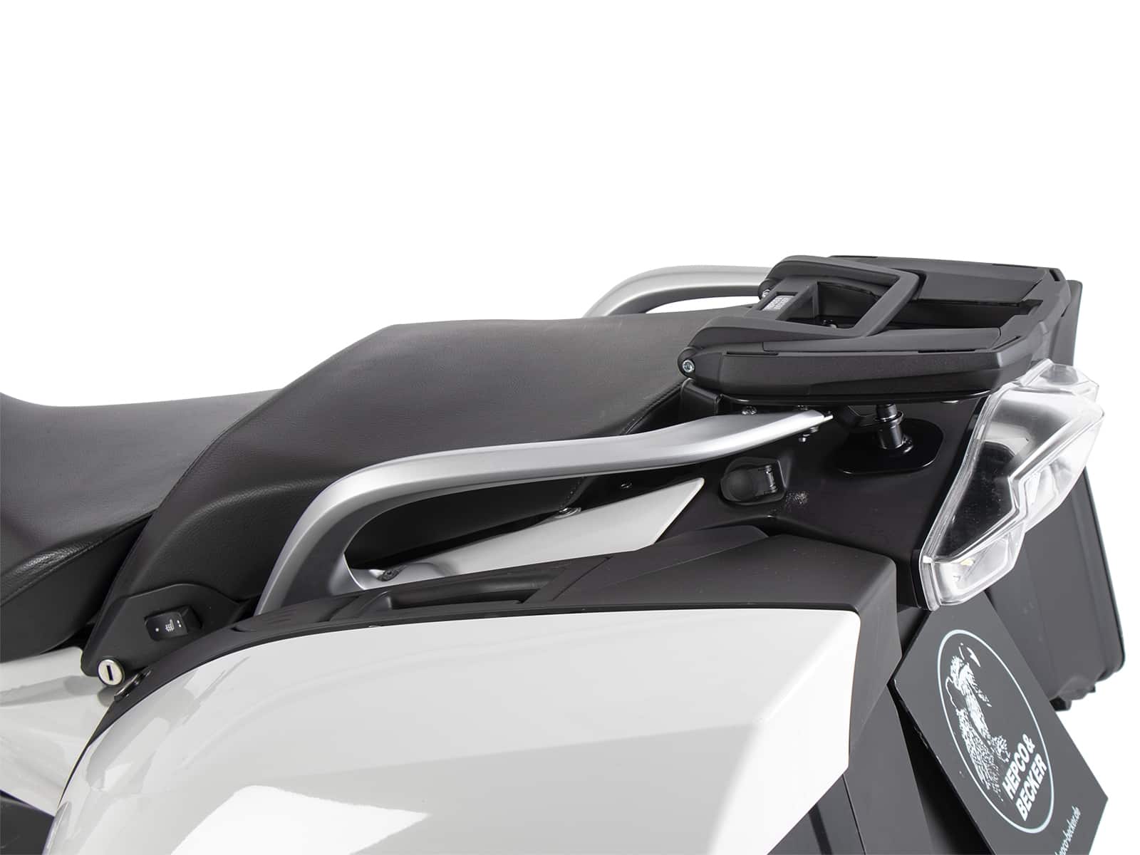 Easyrack topkofferdrager zwart voor origineel bagagerek voor BMW R 1250 RT (19-) Hepco & Becker