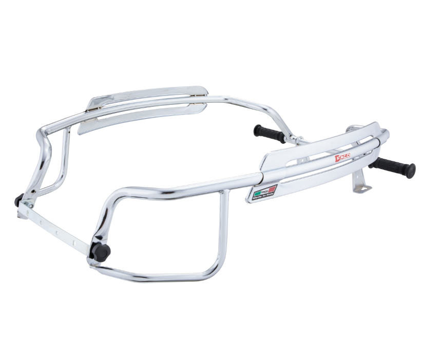 Crashbar zijafdekking voor Vespa PX 80-200cc, chroom