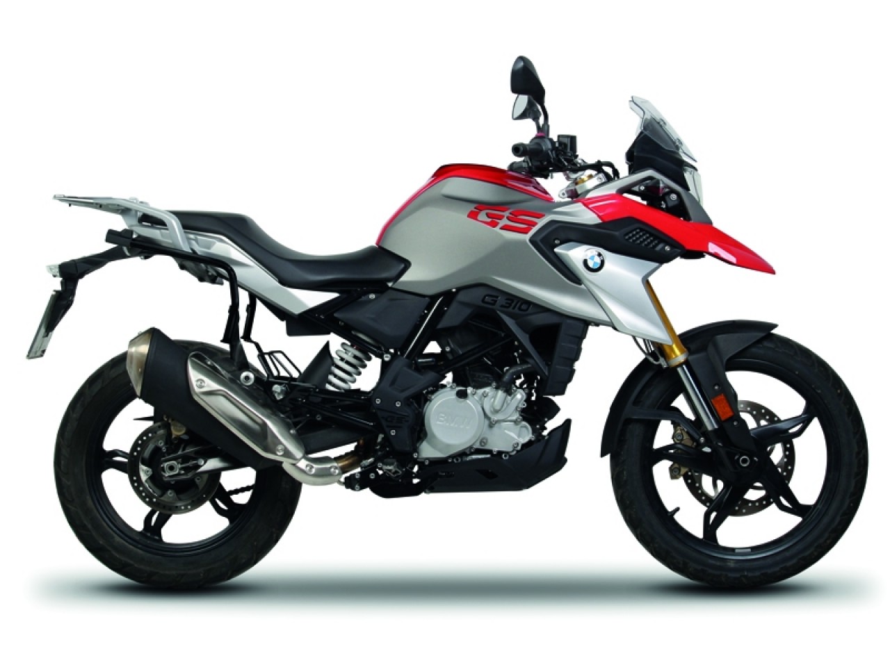 Shad zijkofferhouders 3P-systeem, zwart gelakt, voor BMW G 310 R / GS (17-25)