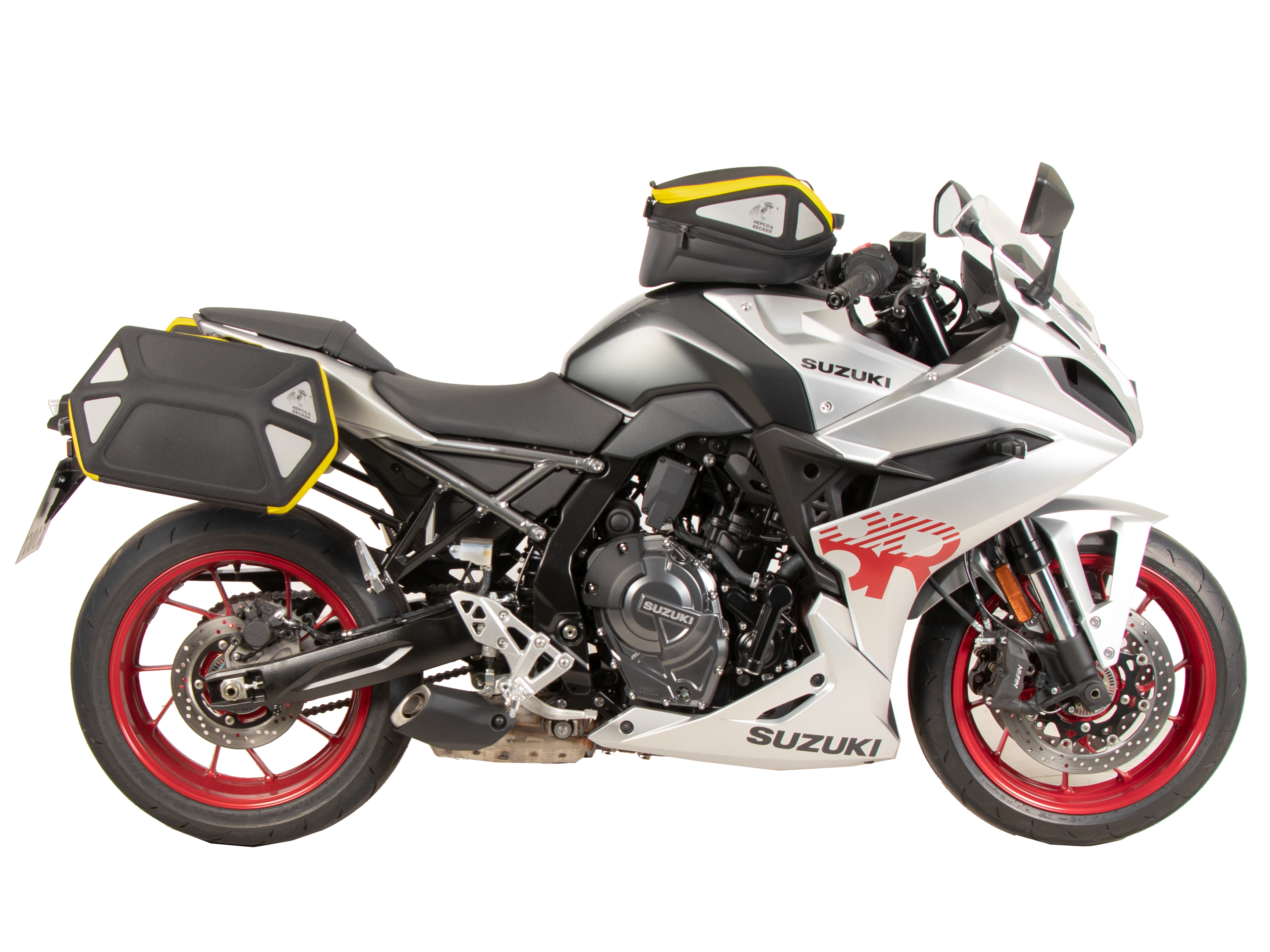 C-Bow zijdrager zwart voor Suzuki GSX-8R (24- ) Hepco & Becker