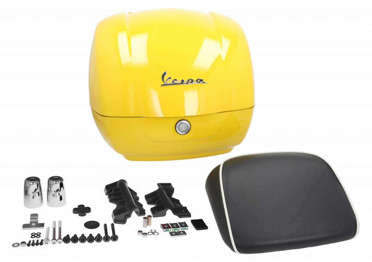 Originele topkoffer voor Vespa GTS - LD Geel glanzend 983/A 36L My 19