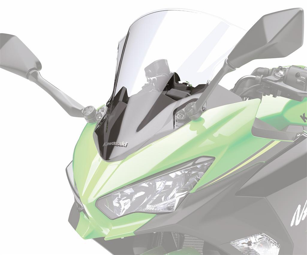 Groot helder windscherm voor Kawasaki Ninja 400 Origineel Kawasaki