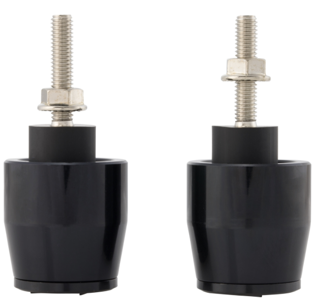 Stuurbalans gewichten links/rechts voor Vespa Primavera/Sprint/ET/LX/LXV/S, zwart