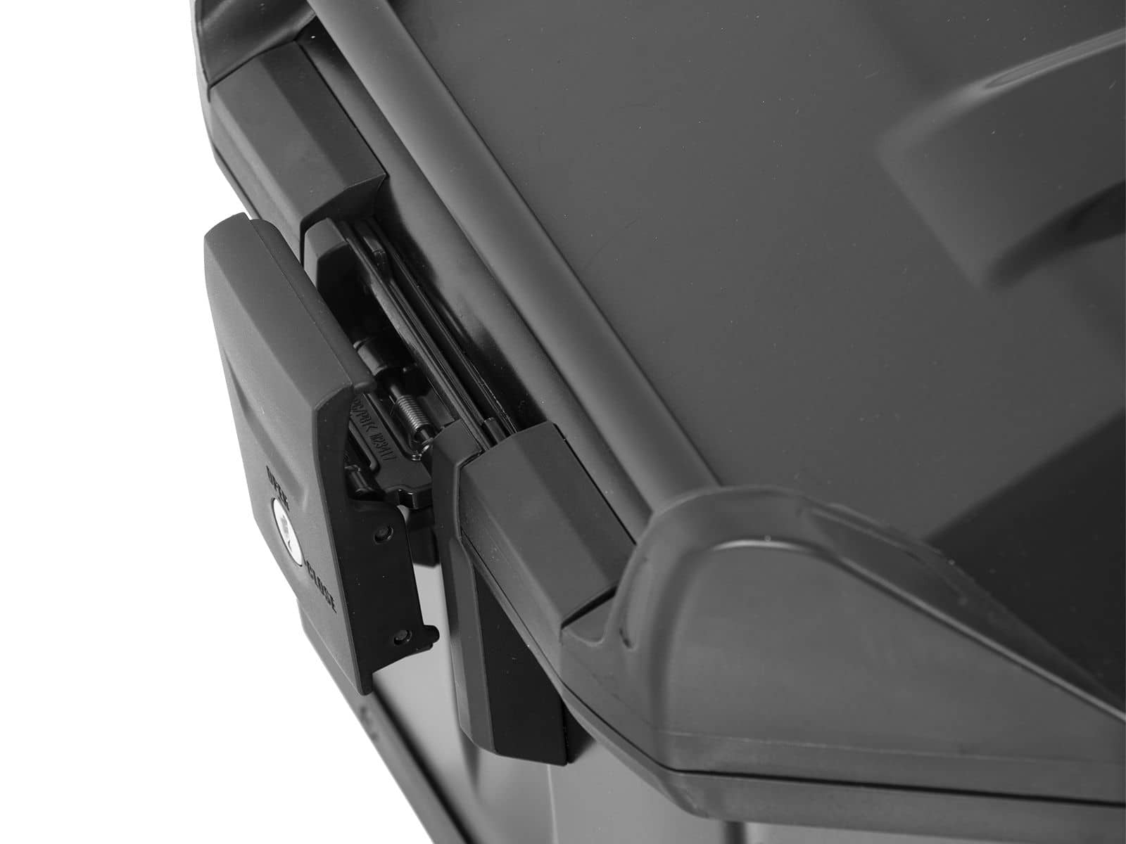Xceed aluminium topkoffer 45 liter zwart