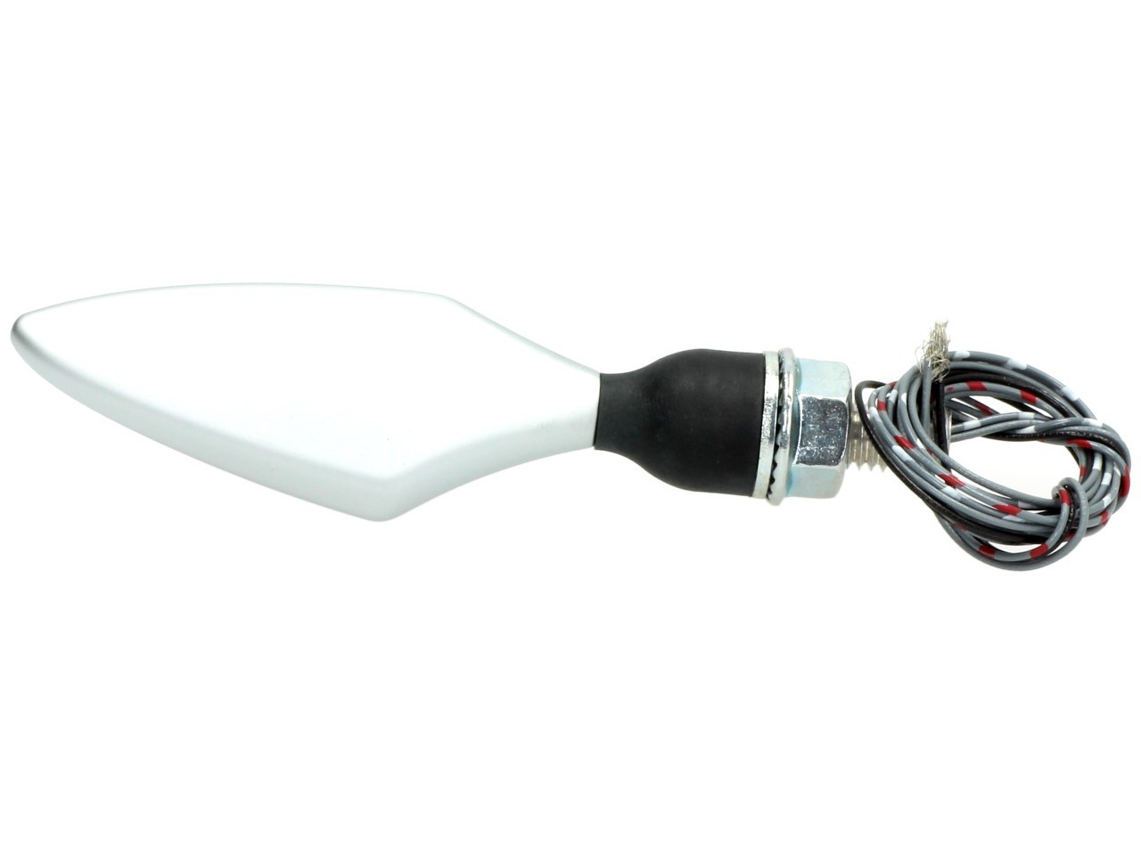 Kellermann knipperlicht, achter- en remlicht, Rhombus DF, staal, LED, HR, 12 V, mat chroom, M8x20
