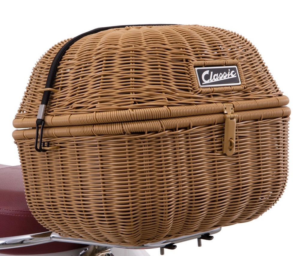 Bagagerek Kit Classic voor Vespa GTS/GTV/GT60 125-300cc, bruin