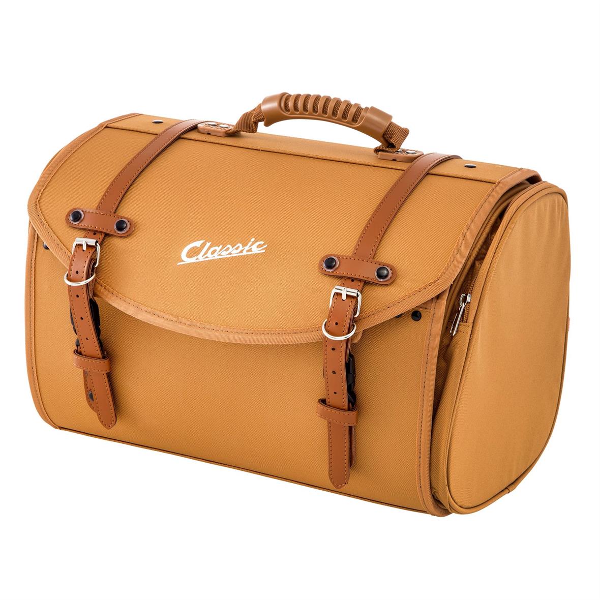 Classic" grote tas voor bagagedrager voor Vespa - bruin, nylon