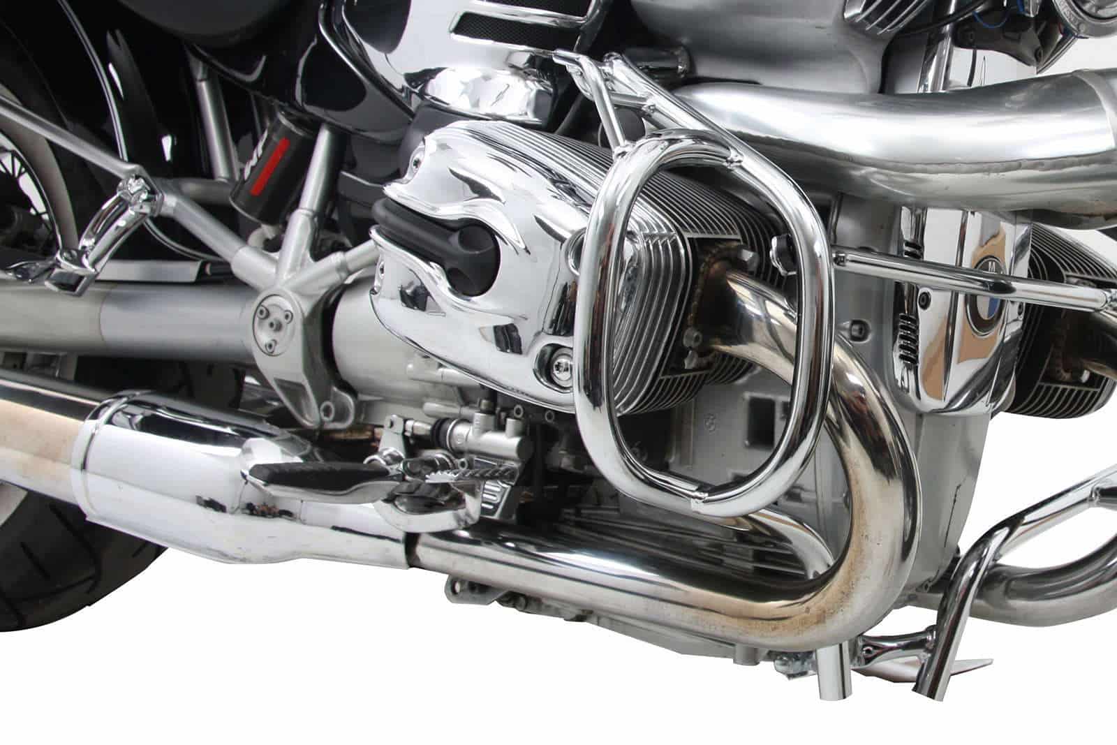 Motorbeschermer met voetsteun chroom voor BMW R 850 C (00-04)/R 1200 C (97-04) Hepco & Becker